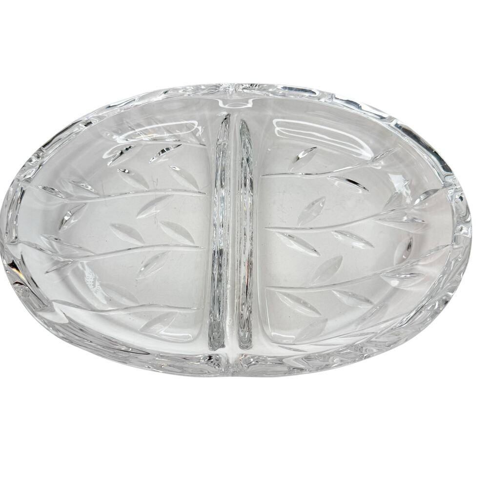 Royal Doulton Crystal Park Place Divided Relish Dish